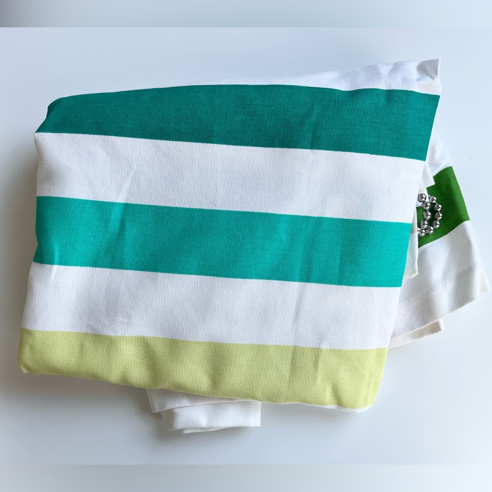 Kate Spade New York Candy Stripe Shower Curtain Cotton